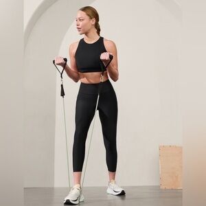 NWT Athleta Flex Spacer Black Bra Size L (D-DD Cup)